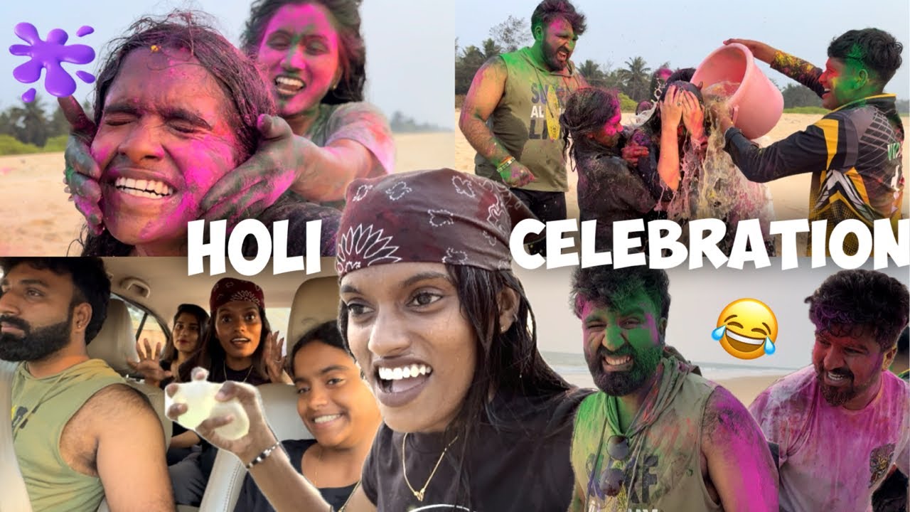 First Time Celebrating Holi In Udupi😍| Munni’s Tulu Vlog | @Rakshita_Talks #tuluvlogs #karnataka 