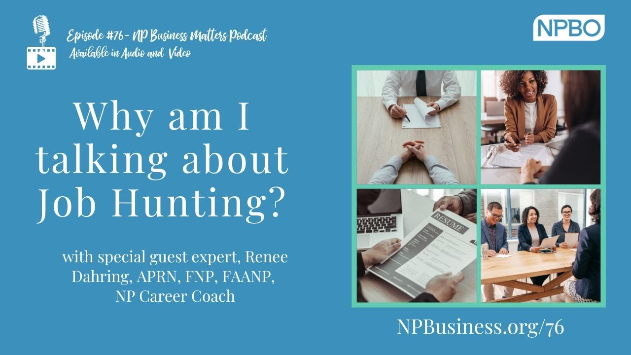 Why am I talking about Job Hunting with Renee Dahring?
