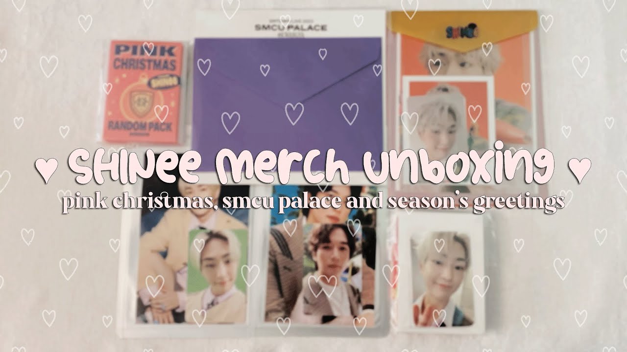 ✿ smcu palace md, pink christmas & shinee season's greetings md | a disaster in pink ✿