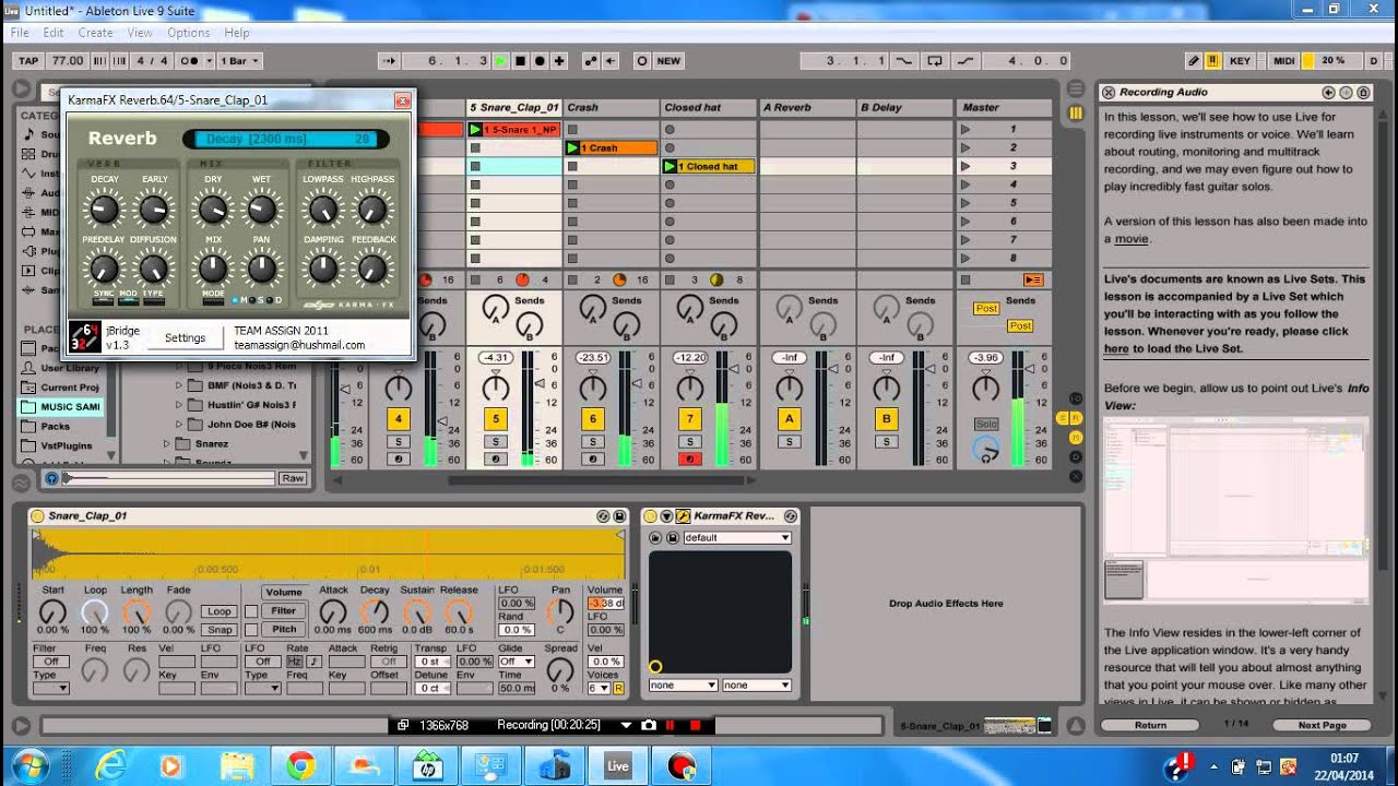 Ableton Live 9  | Trap Tutorial Simple 