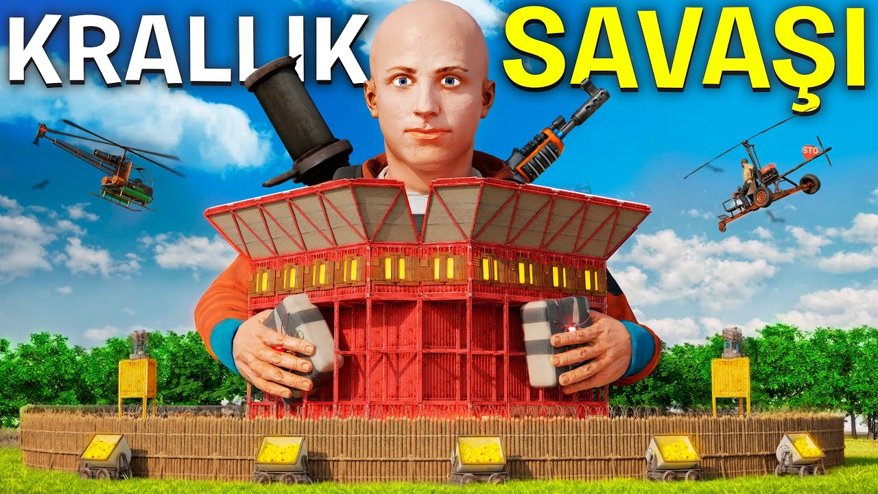 BİR İMPARATORLUĞUN İÇİNE SIZIP, TAMAMEN ELE GEÇİRDİM ! (MUHTEŞEM RAİDLER ve ZENGİNLİK) Rust Türkçe