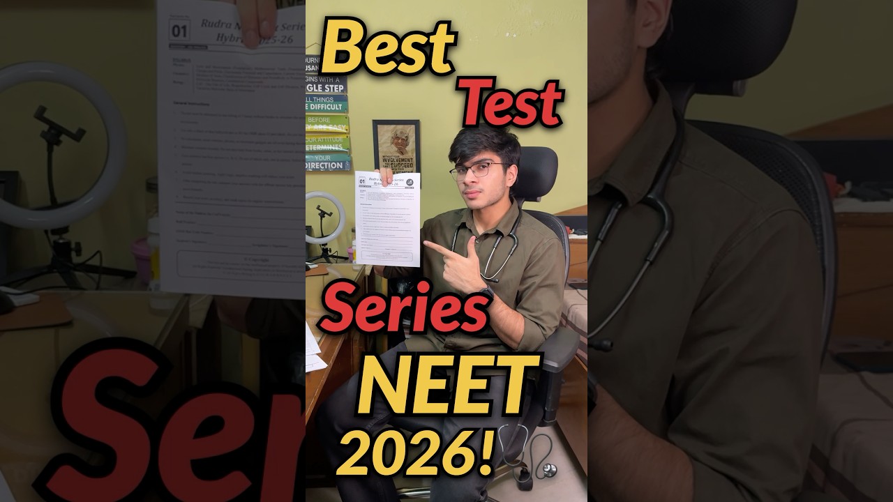 NEET 2026 ke liye Best Test series!?🤫📝 #neet #neet2026 #mbbs #motivation #neetaspirant #trending