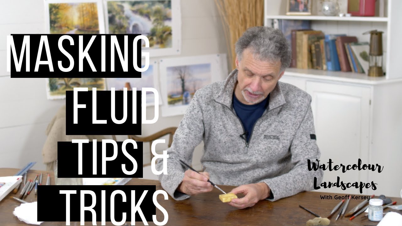 Using Masking Fluid ⎮Geoff Kersey ⎮ Watercolour Landscapes