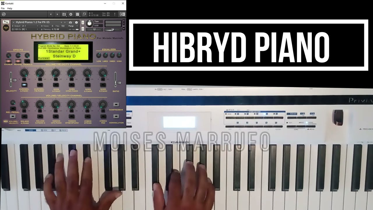 Hybrid  Piano-Intros canciones cristianas 1-Korg 01w/Pro-Kurzweil PC2-Roland MKS-20