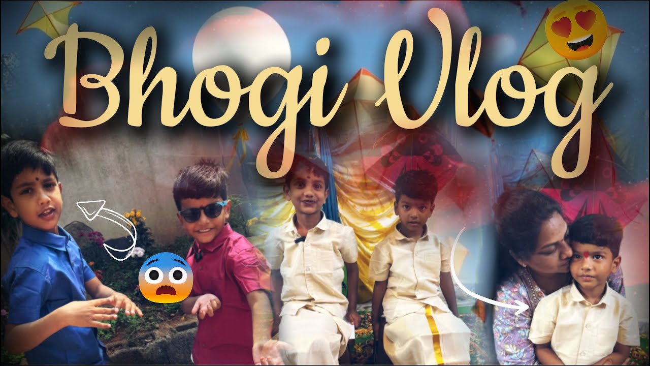 Fun Filled Family Vlog 😍| Bhogi Pallu 🪁