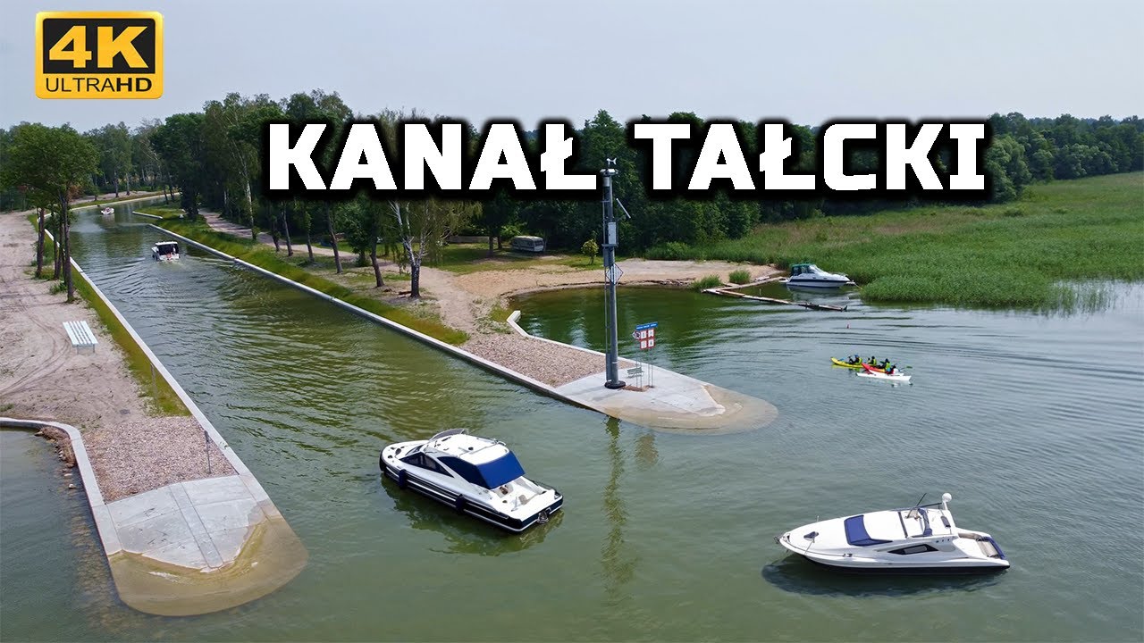 Kanał Tałcki po przebudowie 2022. 🇵🇱  ||  4K. Dji Mini 2.