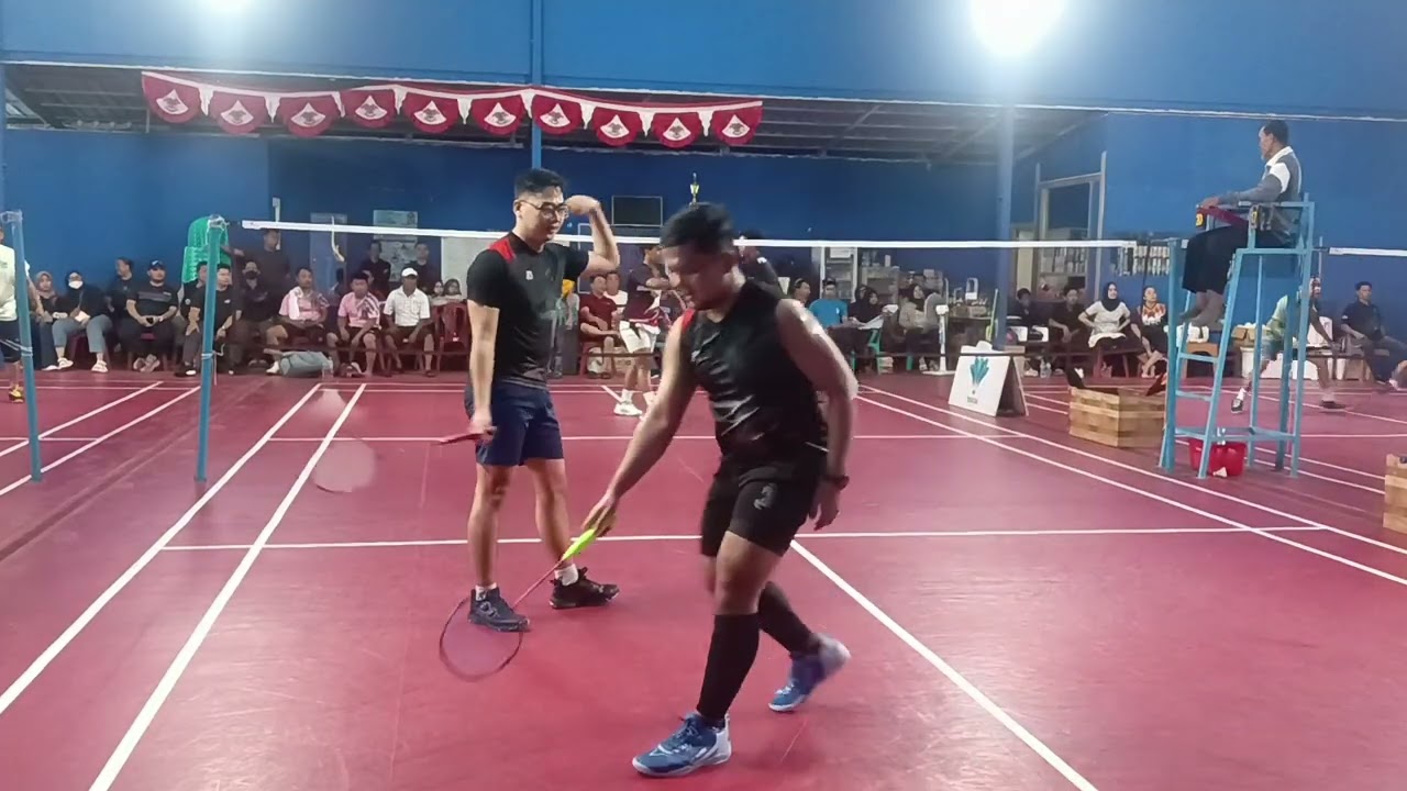 PARTAI 16 BESAR TURNAMEN OMAH PB. APITU (ANDREAS/CHARLES) vs PB. DAYU (ZAKI/RAHMAN)