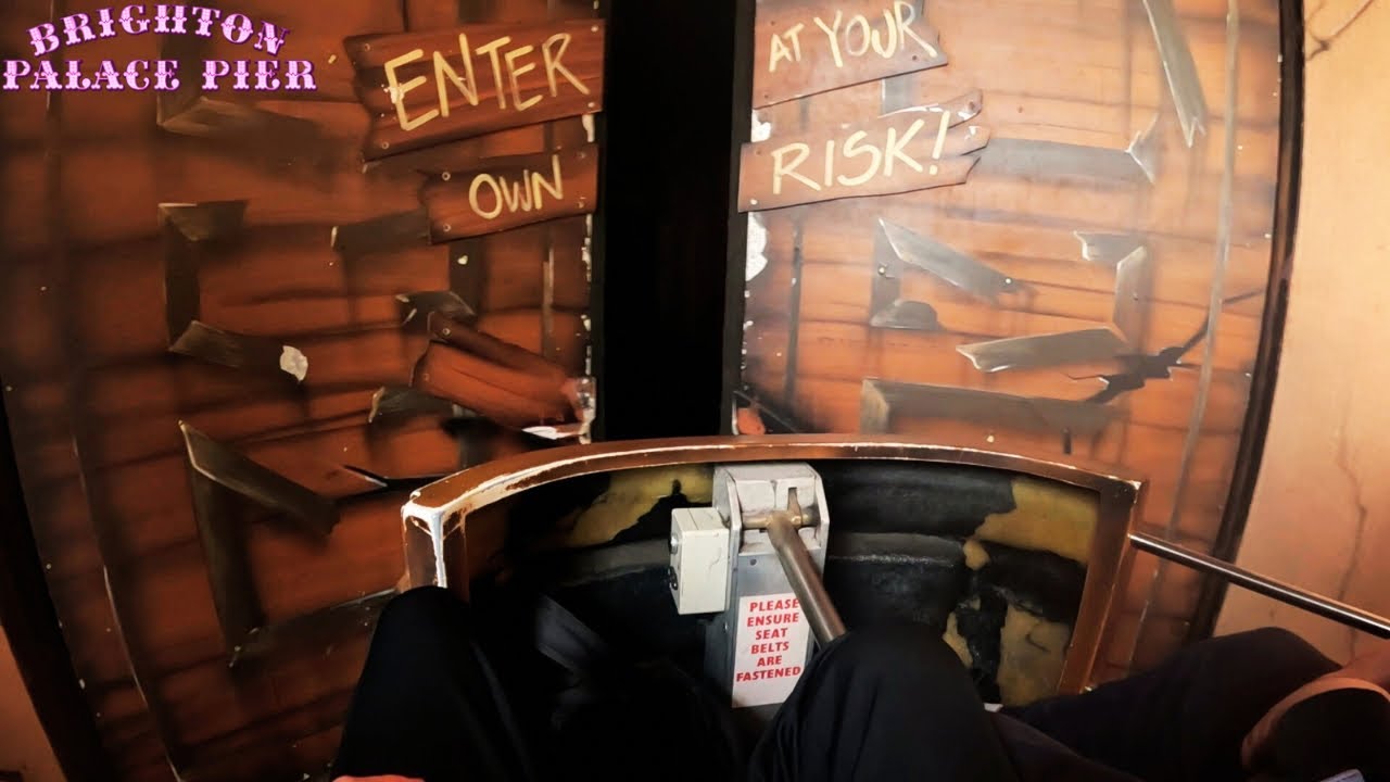 Horror Hotel on ride POV Brighton palace pier