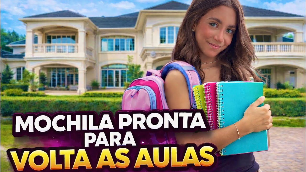 A SOPHIA ARRUMOU TODO O MATERIAL DELA NA MOCHILA PARA VOLTA AS AULAS •Vem com a Sophia!•