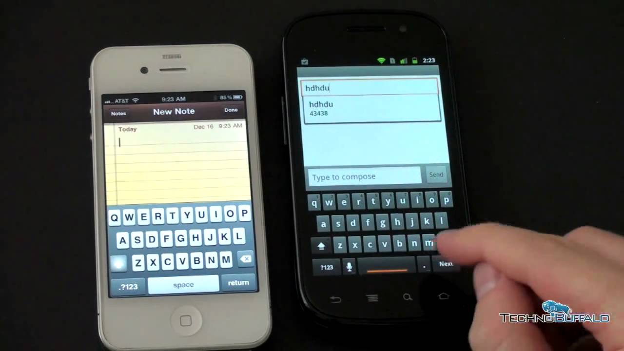 iPhone 4 vs. Google Nexus S