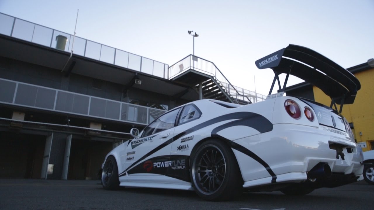 Steve Ka's Powertune Built WTAC Nissan R34 GTR. The Road to World Time Attack Challenge 2014.