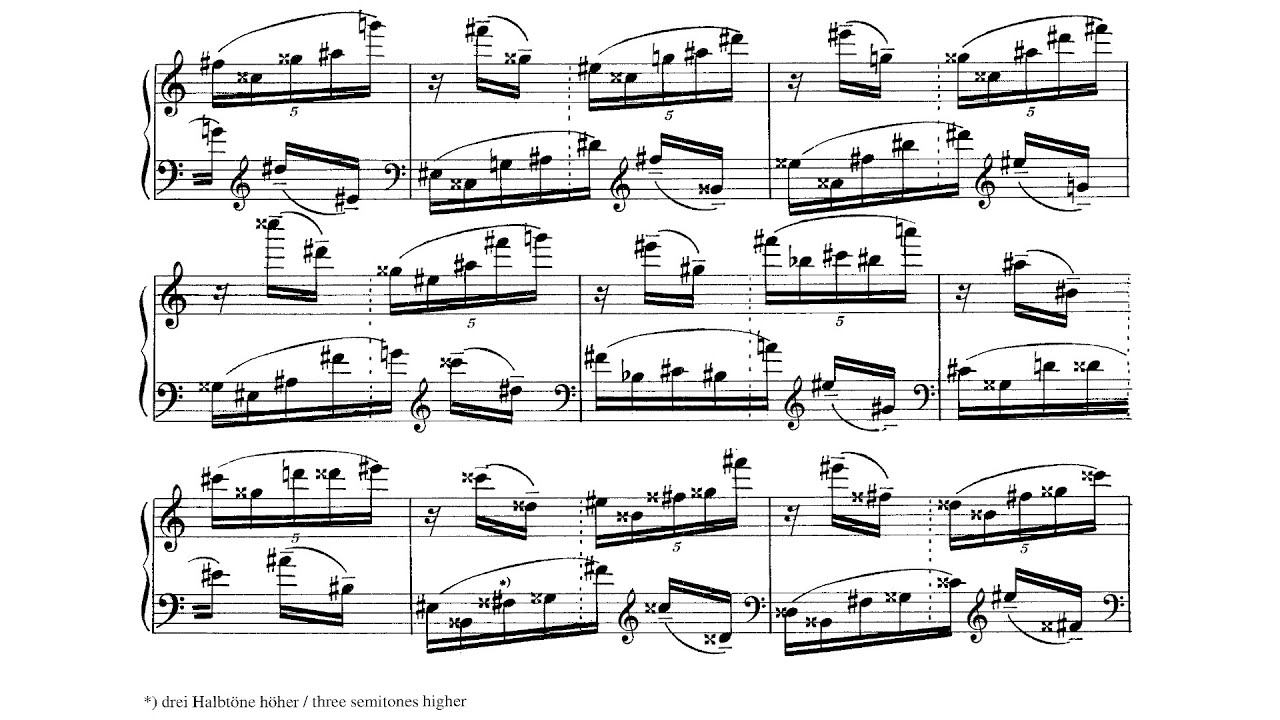 Nikolai Roslavets - 3 Etudes (1914) [Score-Video]
