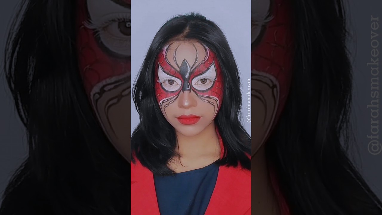 Spider-Man makeup tutorial 🕷️ 