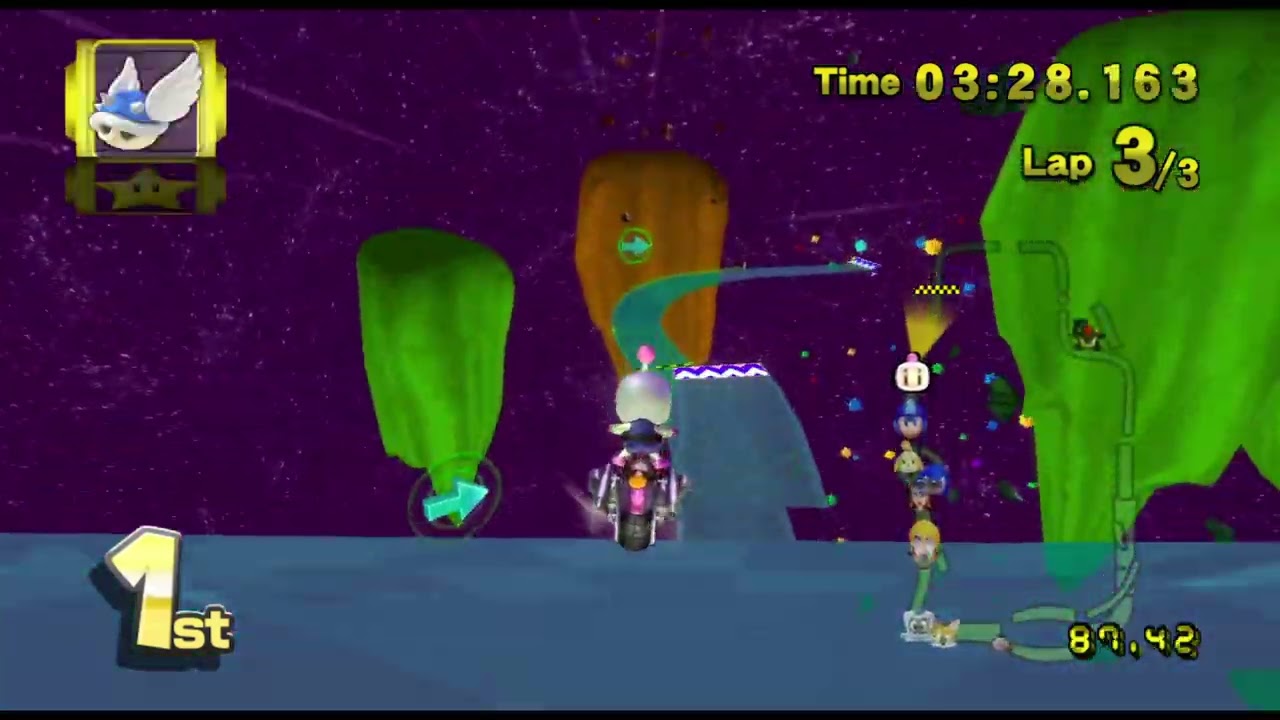 Mario Kart Wii (Deluxe) Custom Tracks - 150cc (1 Player) #314 with Bomberman