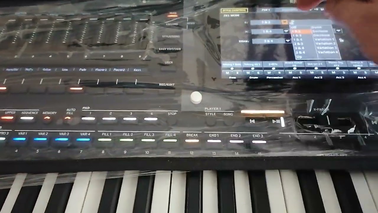 KORG PA 5X MENU DETAYLARI