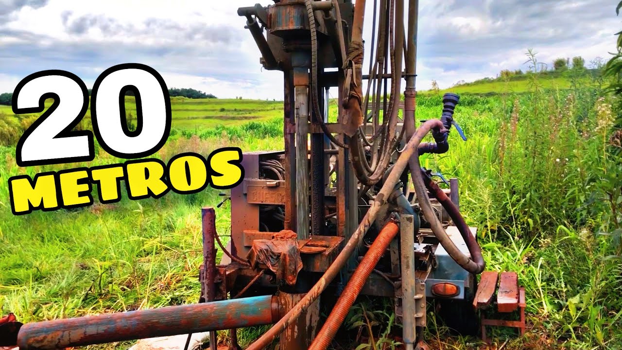 Perfurando um Poço Artesiano de 20 metros / interior SP / HD 2025