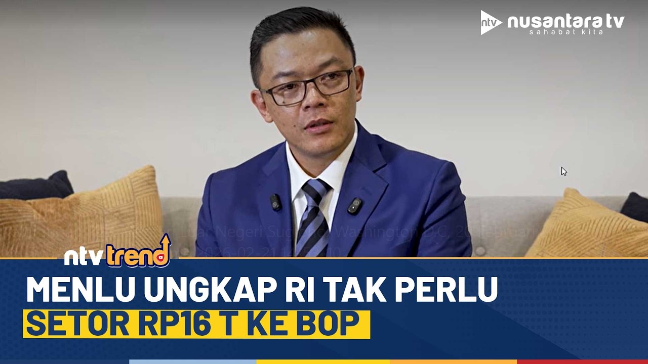 Menlu Sugiono Ungkap Indonesia Tak Perlu Setor Rp16 Triliun untuk Board of Peace | NTV
