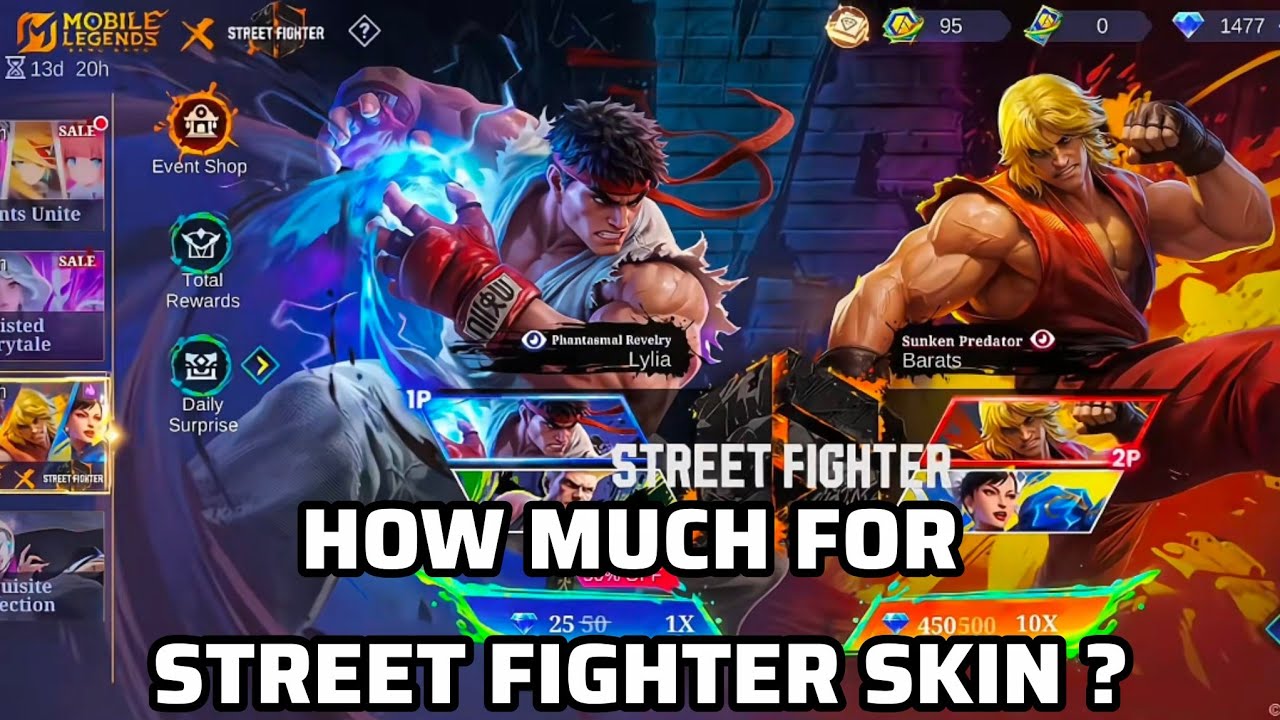 MLBB X Street Fighter SKINS DRAW: HOW MUCH DOES IT COST? 2026
