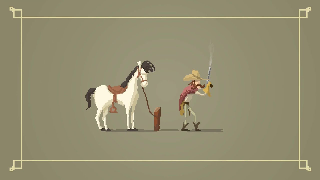 Cowboy themed character (Pixel art timelapse) | MChahin