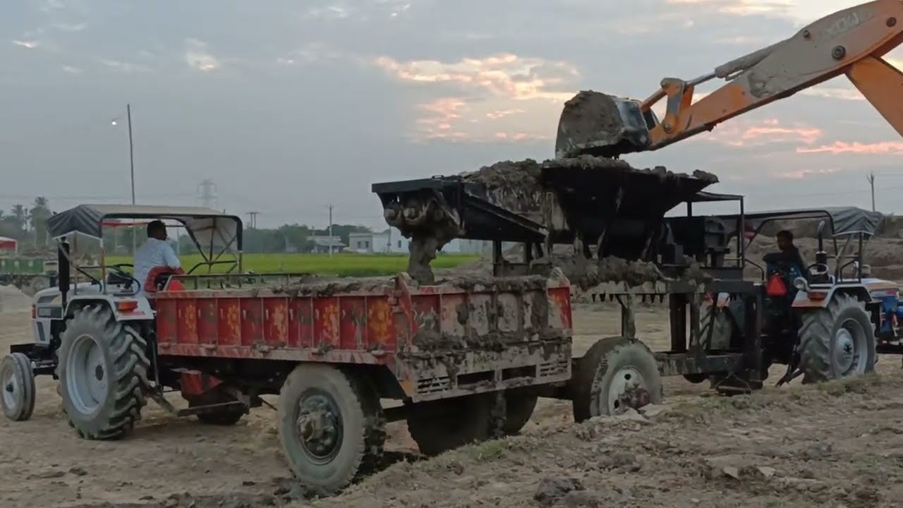 ईटा भट्टा में जे०सी०बी० से काम !! ETA Bhatta me JCB se kaam