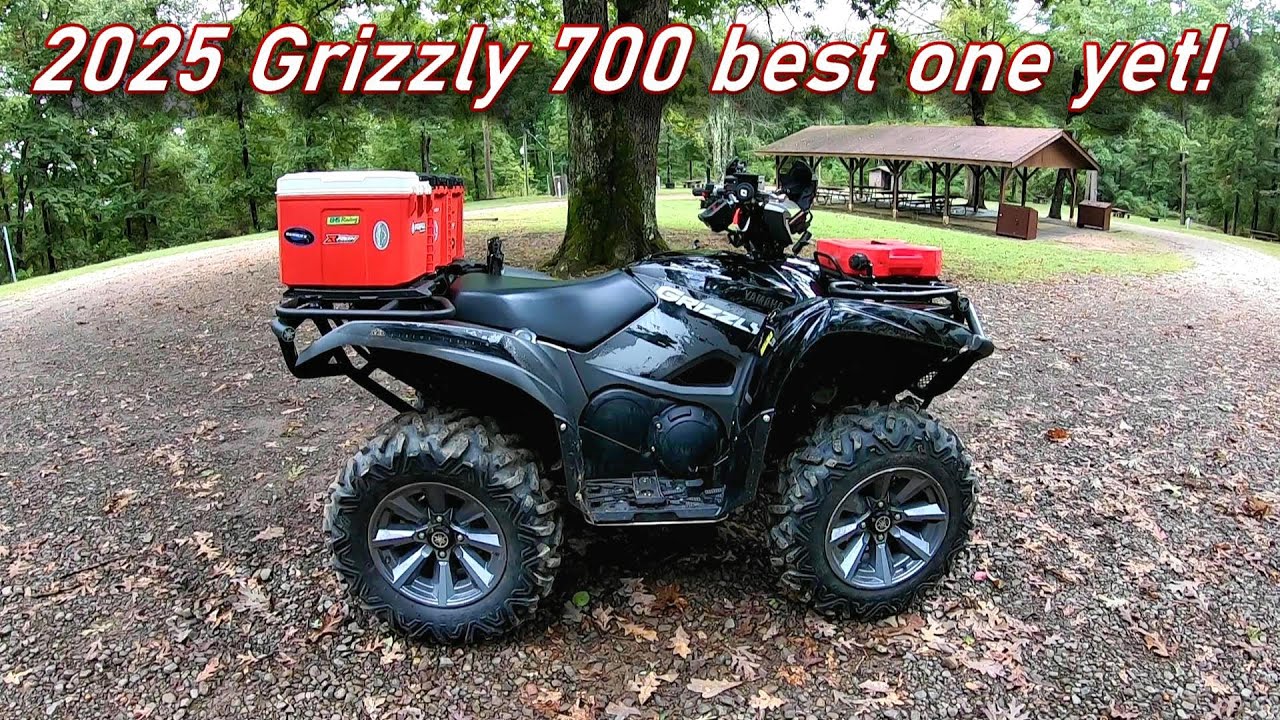 Скорее вперед! Yamaha Grizzly 700 2025 года. Начинаем выходные с катания.