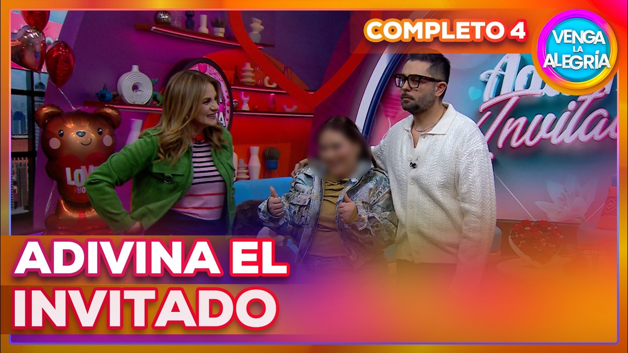 ¡Descubre qué celebridad se esconde detrás del corazón de globos! 🎈❤️ | Venga La Alegría