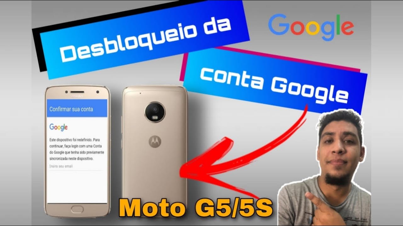 Desbloqueio de conta Google no moto g5 g5s no Android 8.1!  ATUALIZADO 2022!!