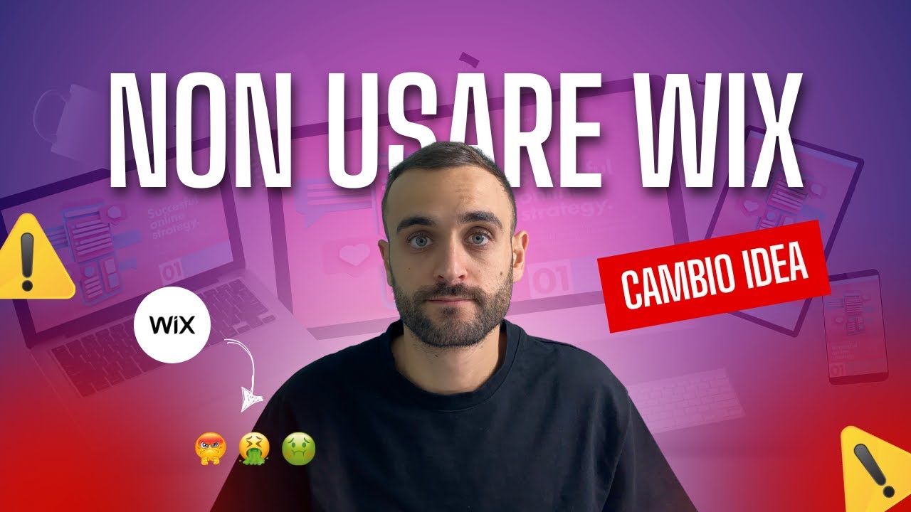 NON USARE WIX | CAMBIO IDEA