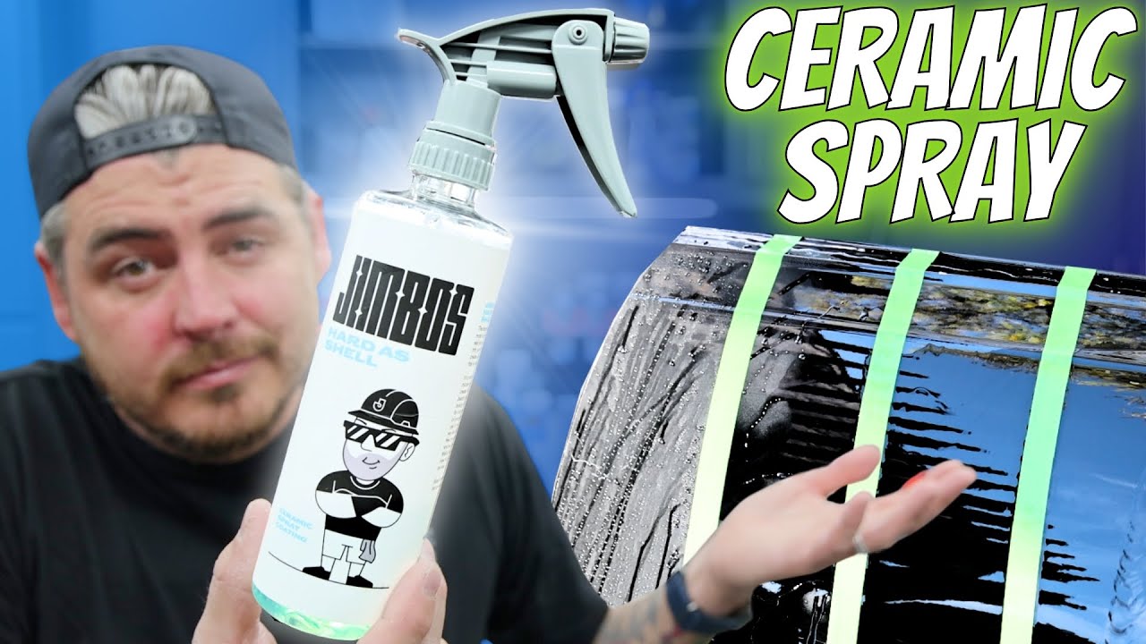 SPRAY CERAMIC WITH TRUE CERAMIC RESULTS? Testing Jimbos Hard as Shell