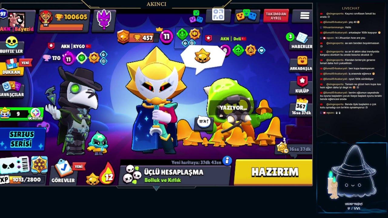 KLANIMIZA +80K ALIM VAR. ABONE OLANLARI EKLİYORUM. #brawlstars #brawl #brawlstarsgame #bestgrom