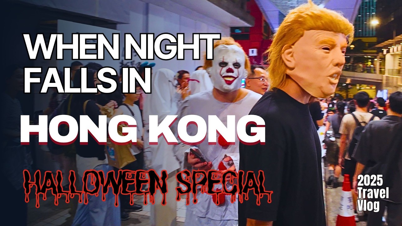 [4K] Hong Kong After Dark | Wild Costumes, Epic Street Chaos & Nightlife Energy | 熱鬧夜