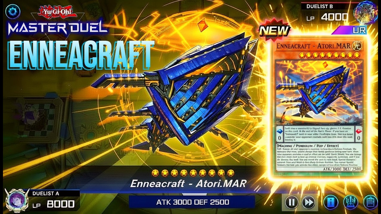 FINALLY the destruction space ships ENNEACRAFT have arrived to yugioh master duel