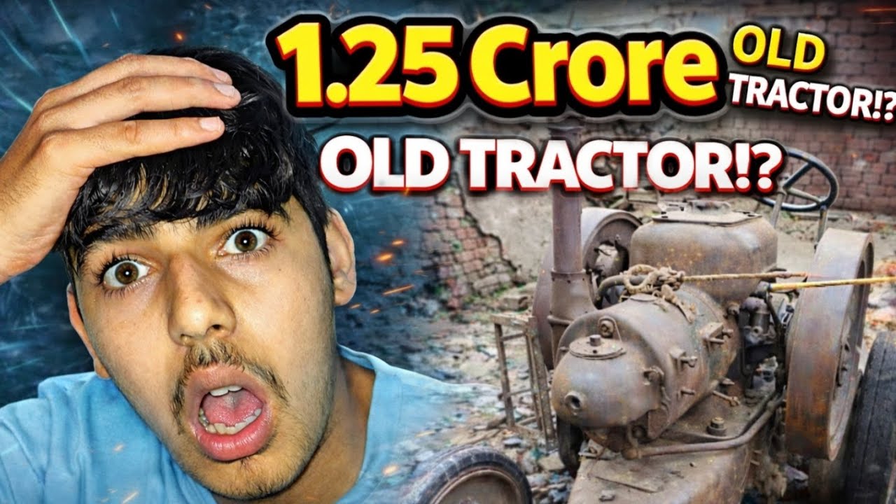 1.25 Crore ₹  Old Tractor 😱 Purchased Usa California 😲 Old Is Gold!
