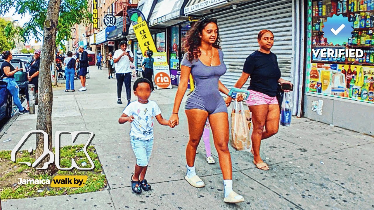 ✔️JAMAICA WALK BY | WALKING MOST DANGEROUS PLACE In New York East 149th Street South Bronx 4K