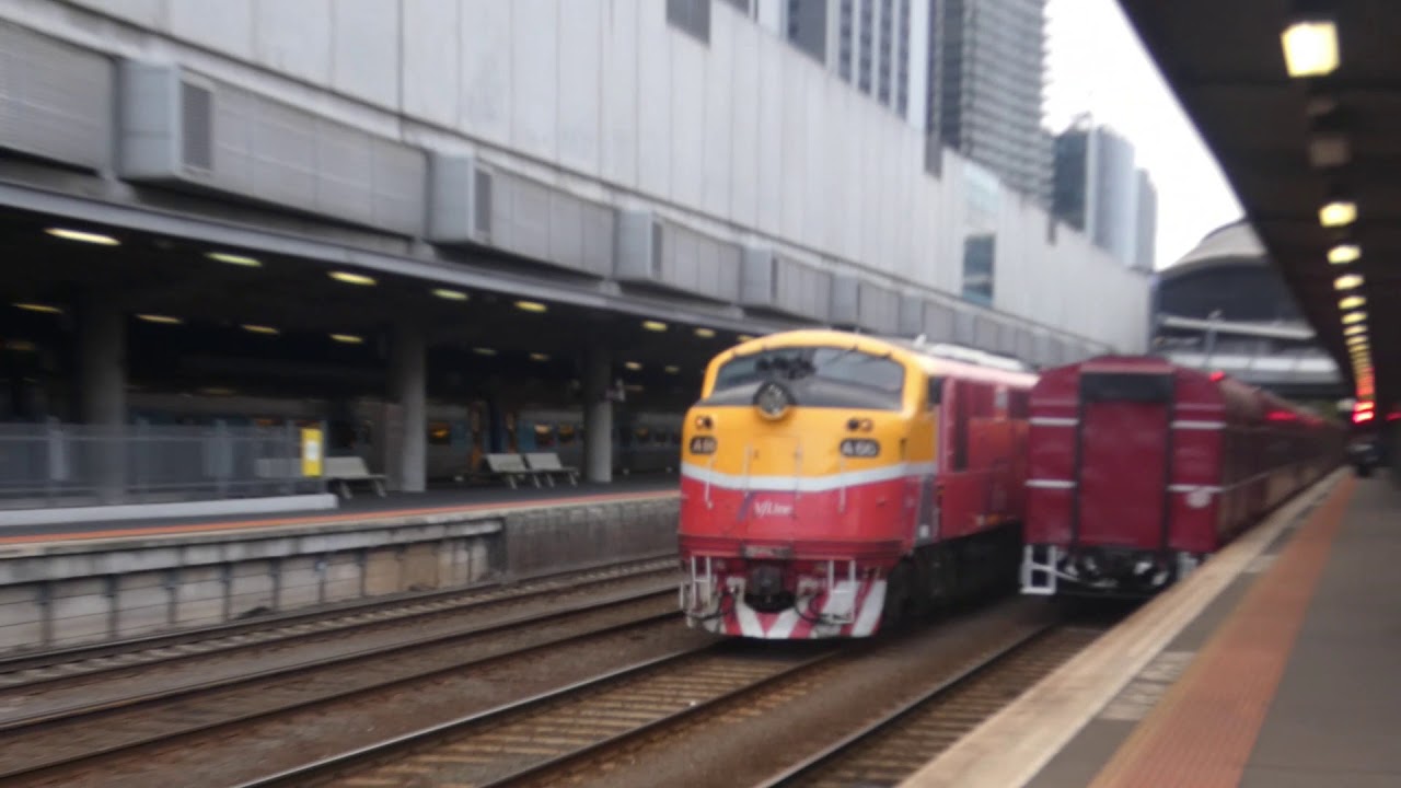 Vline A66 and PN S306 On Grainlander Specail Train Part1 With RS5T