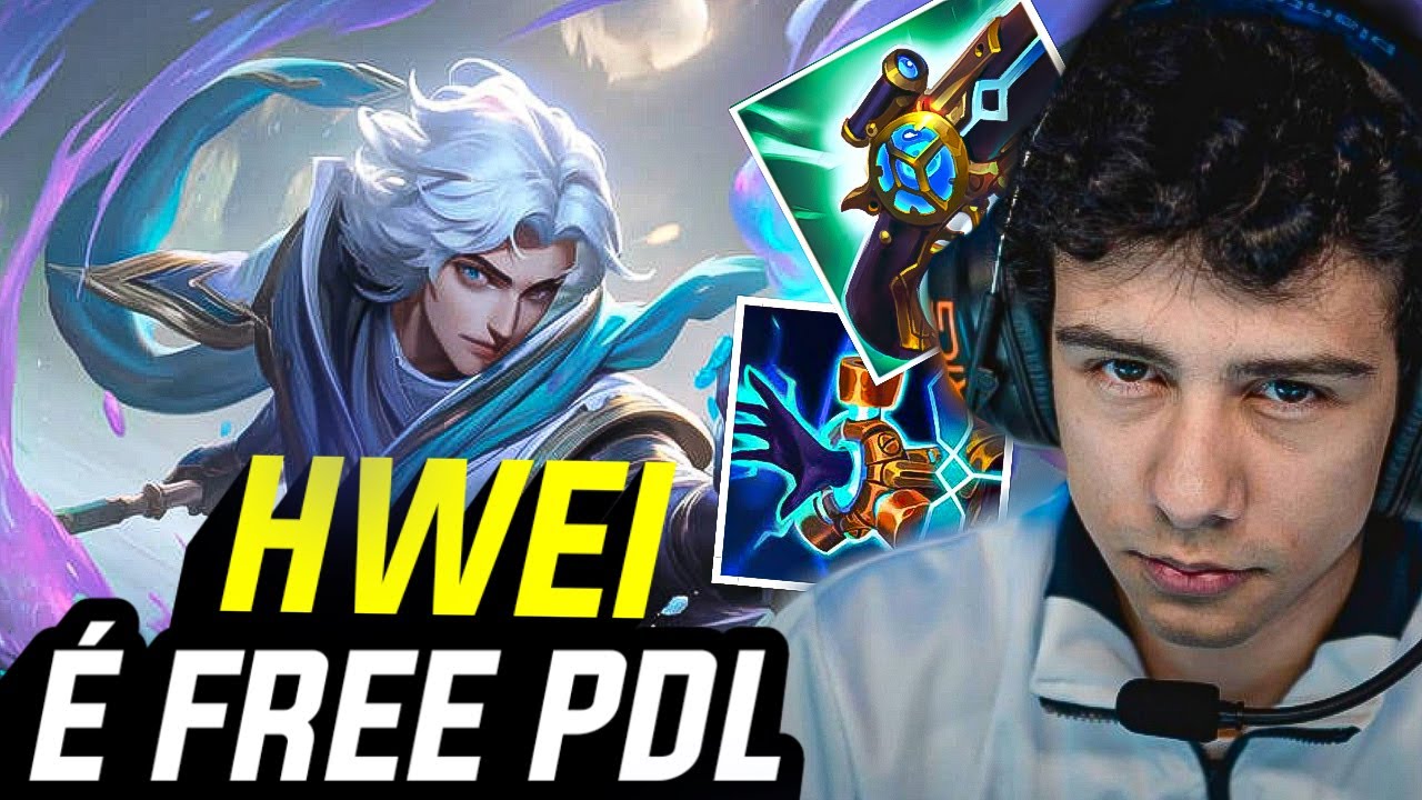 É MUITO DANO! JOGANDO DE HWEI NO GRÃO MESTRE - League Of Legends