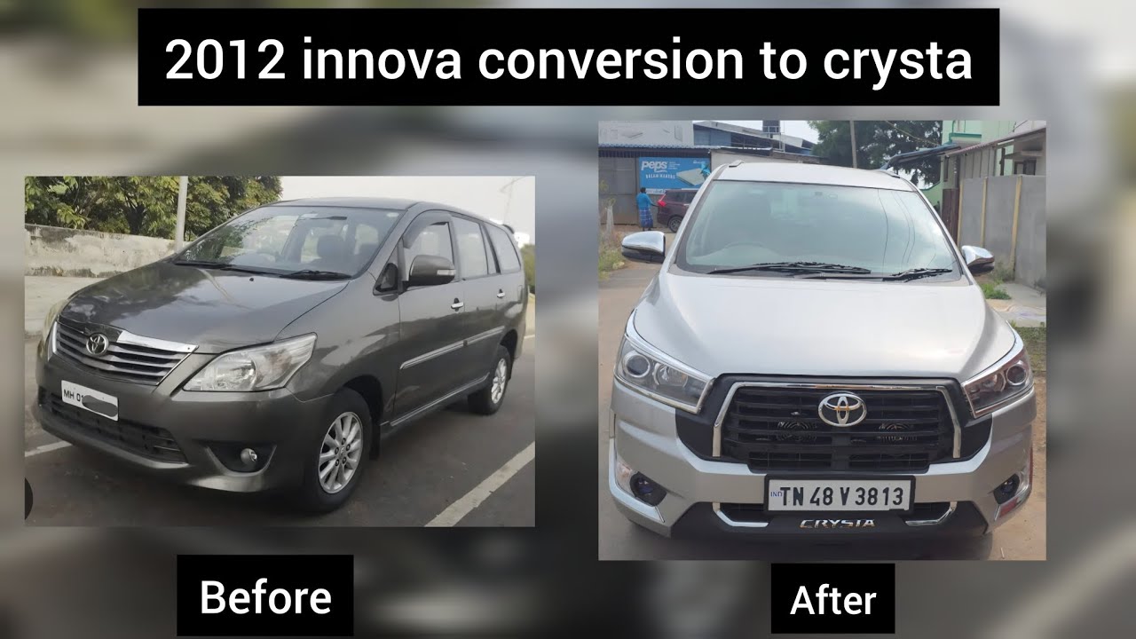 2012 innova conversion to crysta