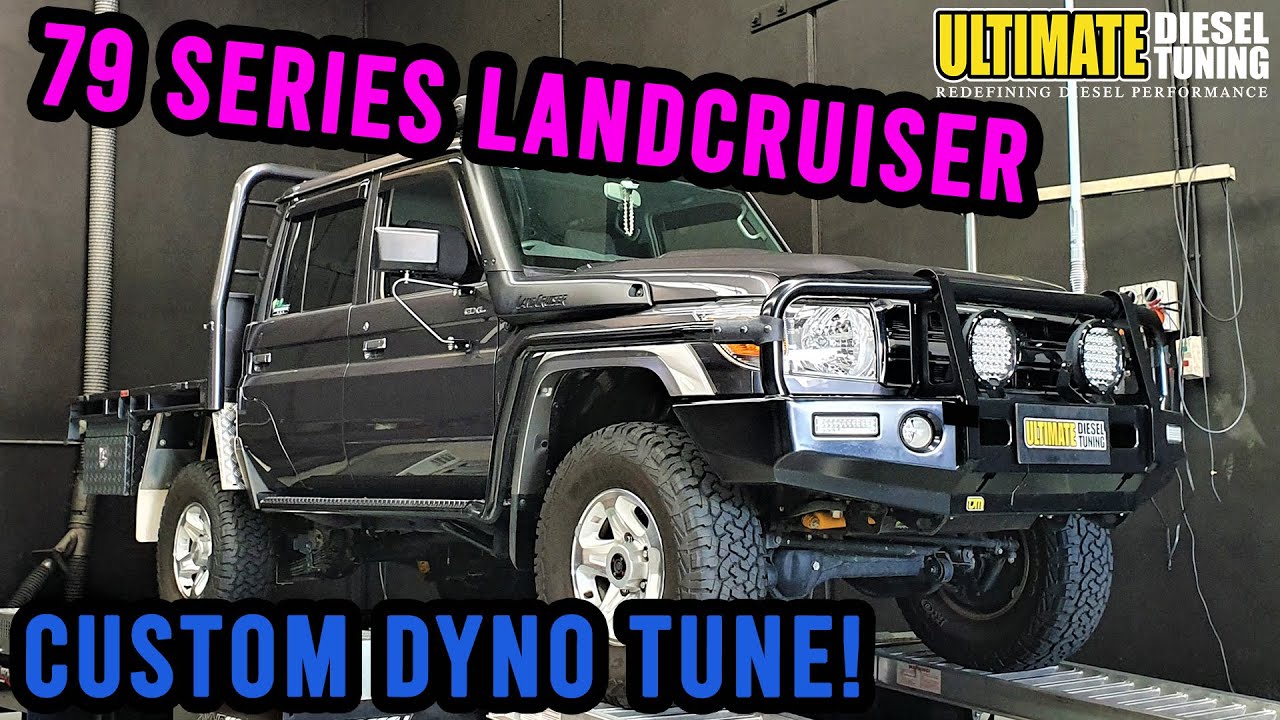 LandCruiser 79 Series 2018 - custom dyno tune! Awesome torque gains!