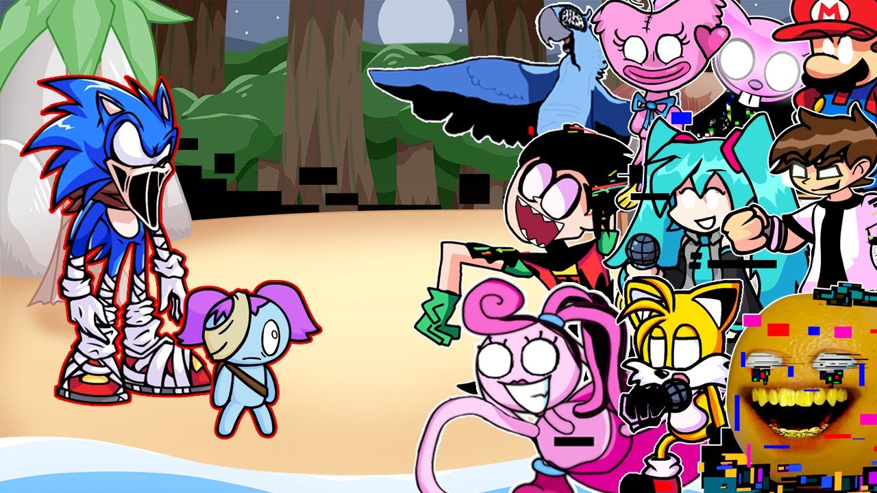 FNF - Green Hills V2 But All Pibby Characters Sings It 🎤 (Every Turn a Different Character Sings)