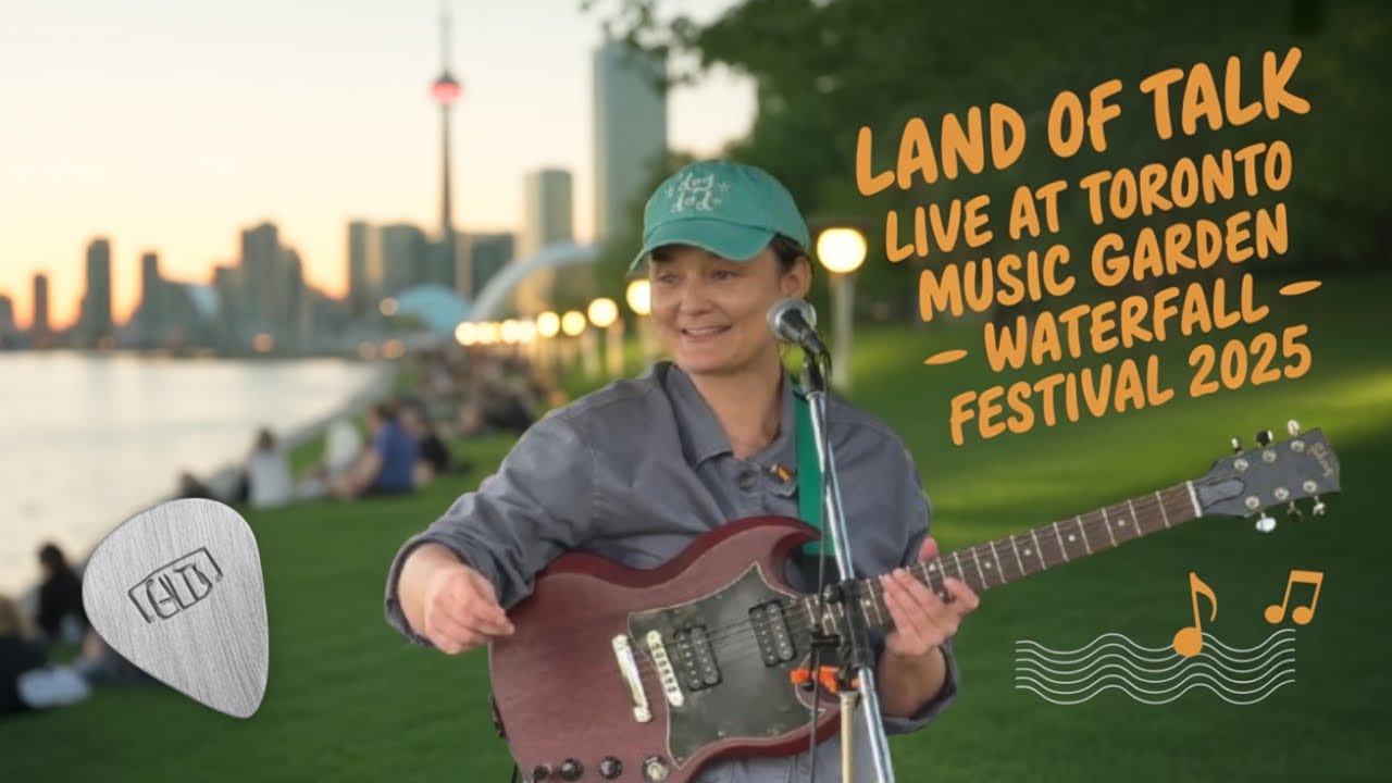 🌊🎶 Land of Talk Live – Lizzie Powell at Toronto Music Garden | Waterfall Festival 2025
