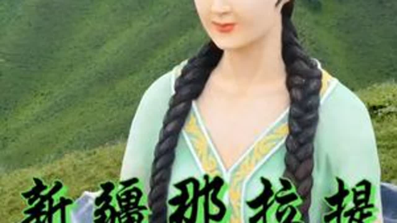 自驾新疆航拍那拉提草原，一起欣赏一首美妙歌曲，那拉提的养蜂女#那拉提大草原 #航拍草原 #赏景听歌 #一人一车自驾游全国