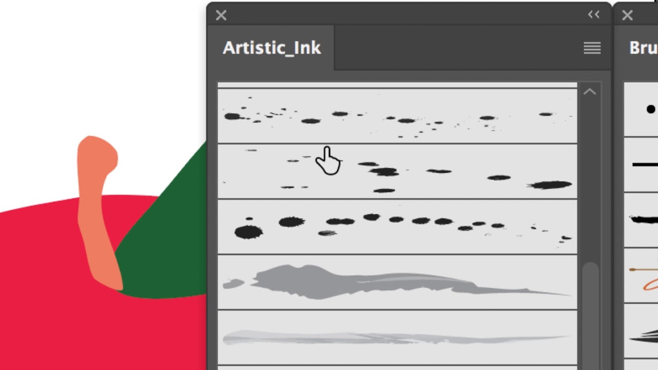 Adobe Illustrator CC 5 - Using the Brush Tool and Basic Brush Panel Options