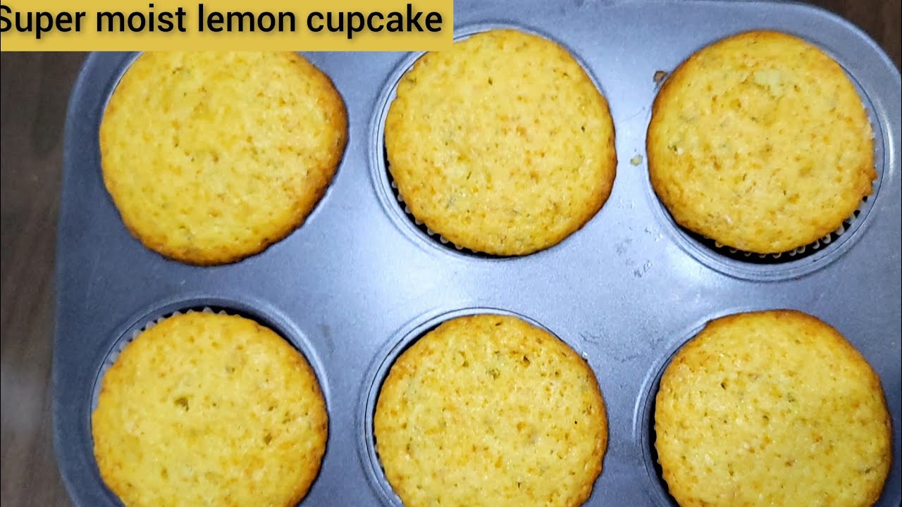 How to make super moist lemon cupcake |easy recipe