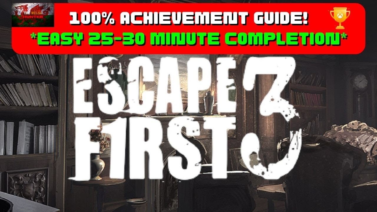 Escape First 3 — руководство для достижения 100%! *ЛЕГКОЕ прохождение за 25-30 минут*
