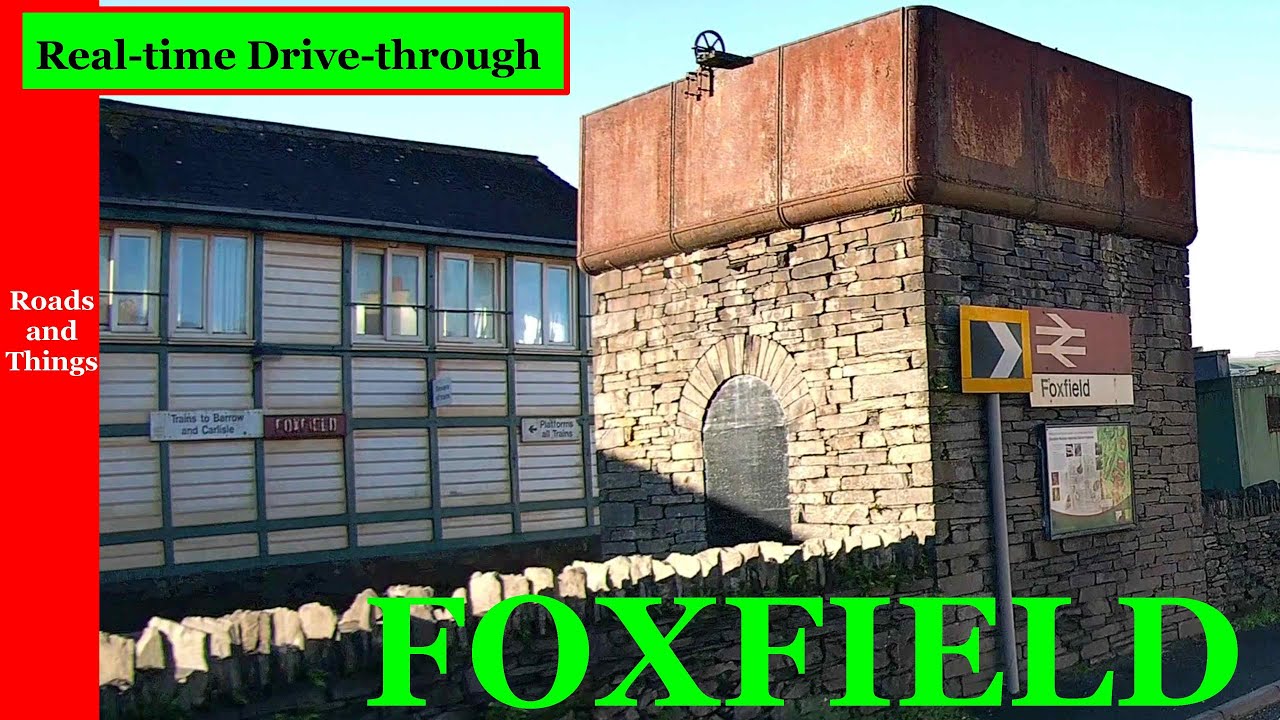Foxfield, Cumbria, ENGLAND, UK. + A quick look at the train station.
