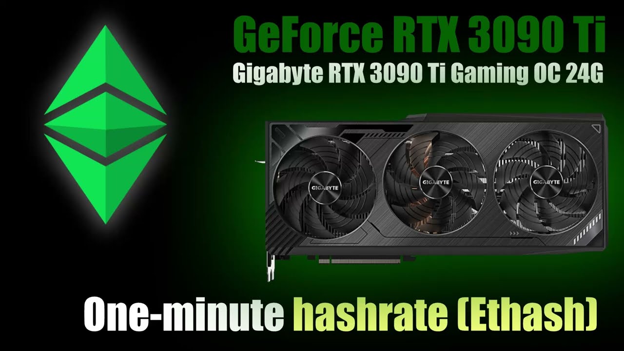 GeForce RTX 3090 Ti | Hashrate (ethash)