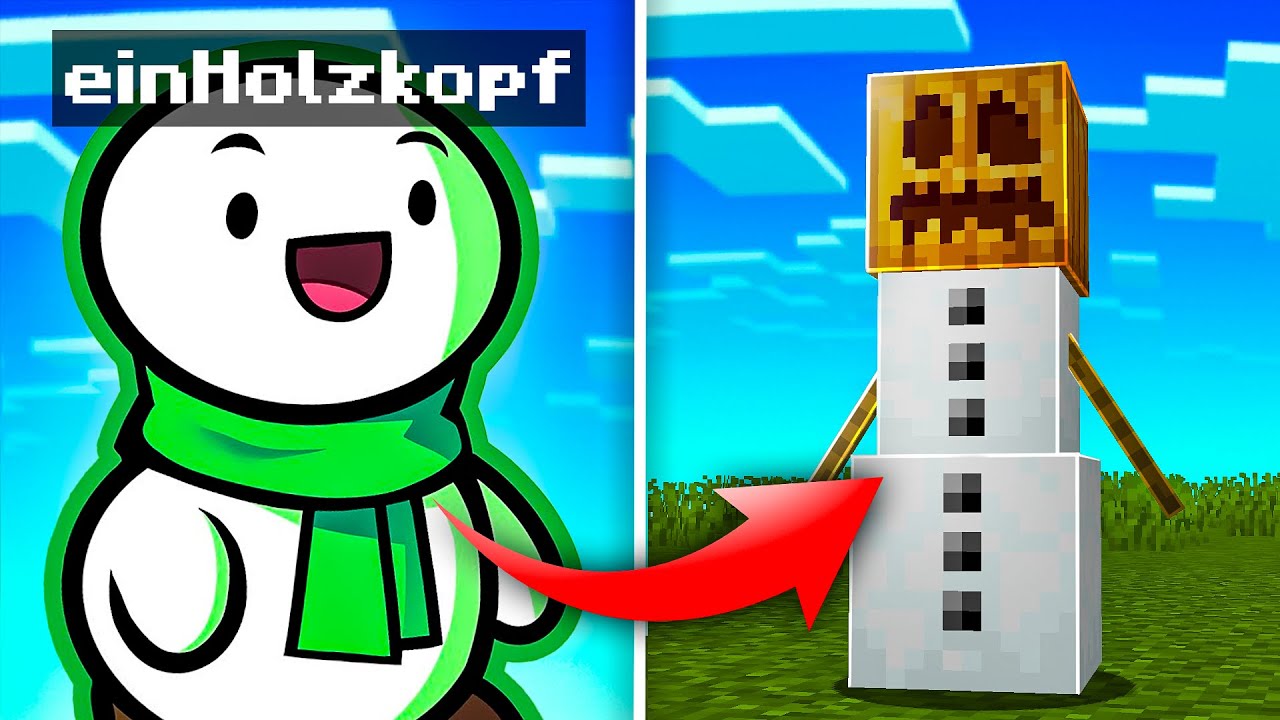 Ich TRANSFORMIERE SHIZOja und einHolzkopf in ihren MINECRAFT MOB