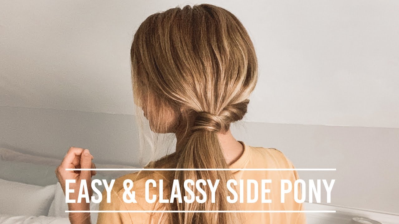 EASY & CLASSY Side Ponytail || Hazel Darling