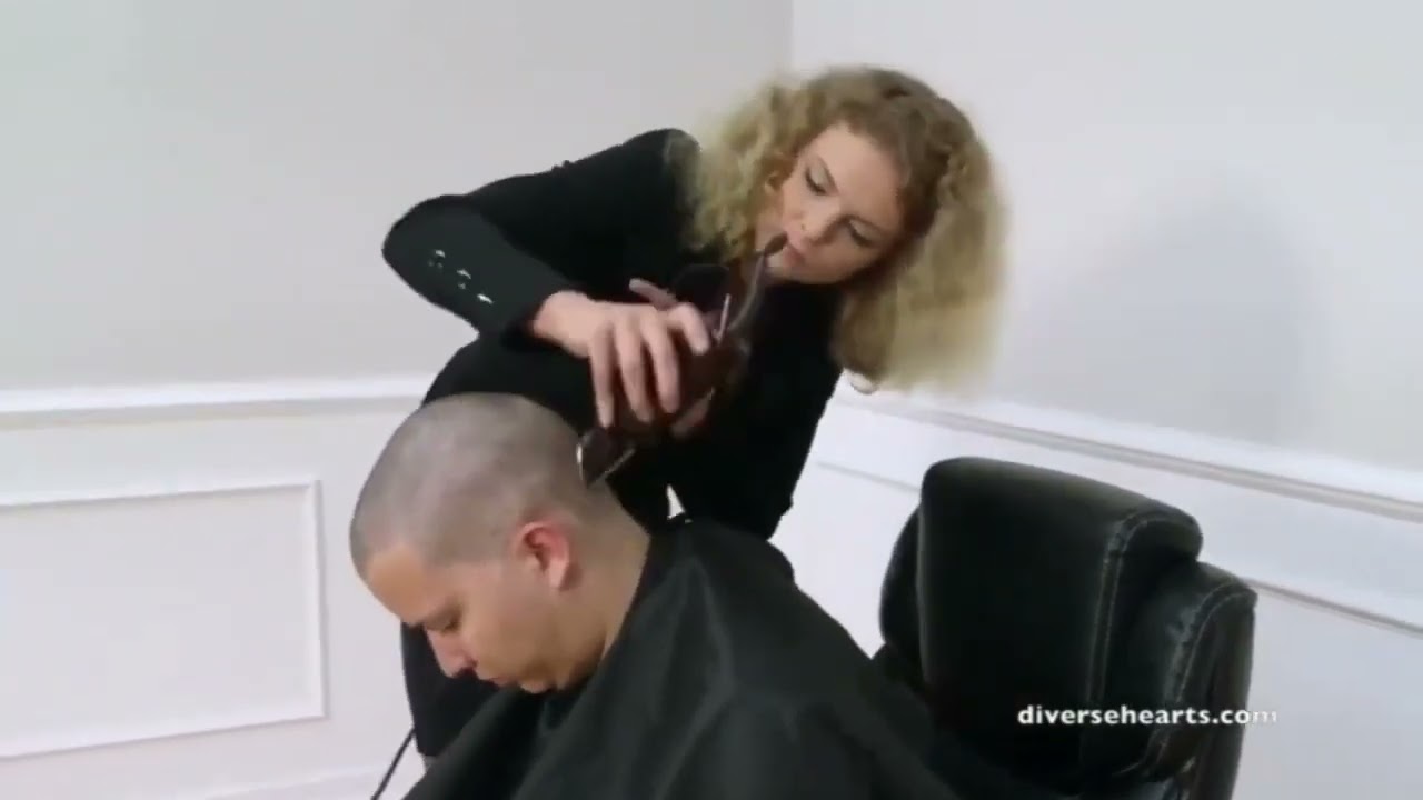 Barberette in charge   Diverse hearts Full Video   Headshave
