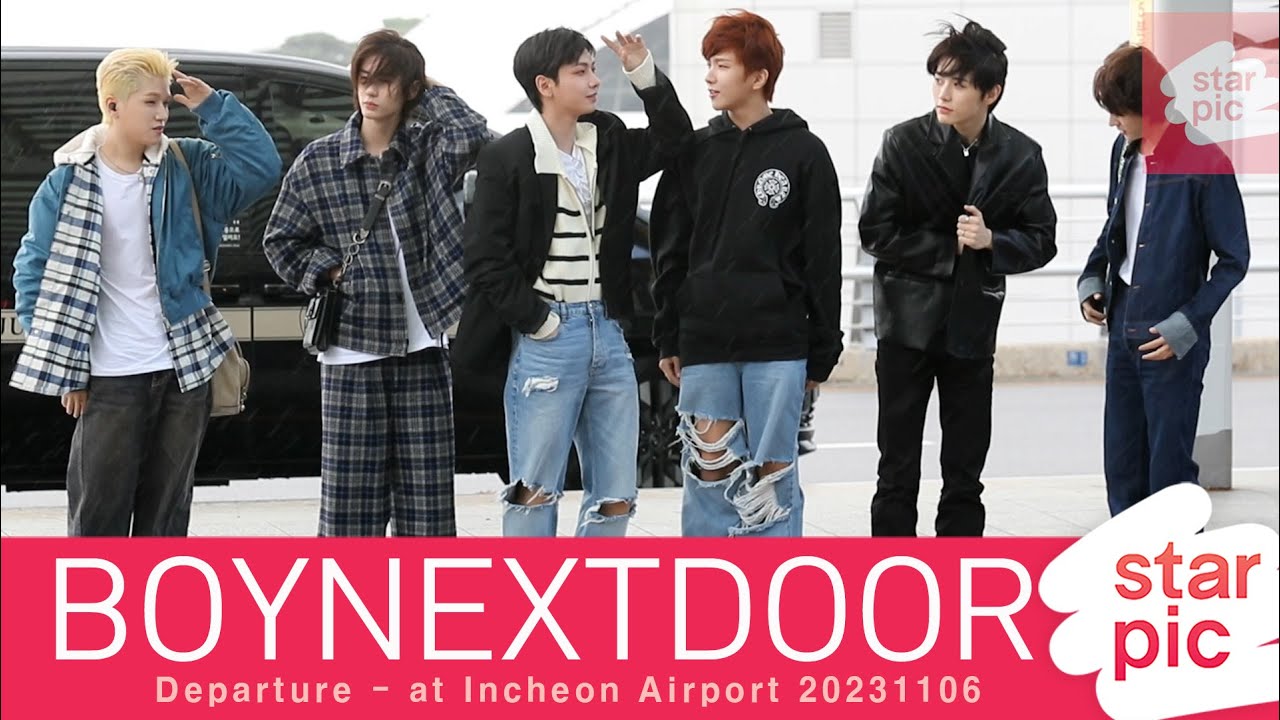 보이넥스트도어 '런던 공연 출발!' [STARPIC] / BOYNEXTDOOR Departure - at Incheon Airport 20231106